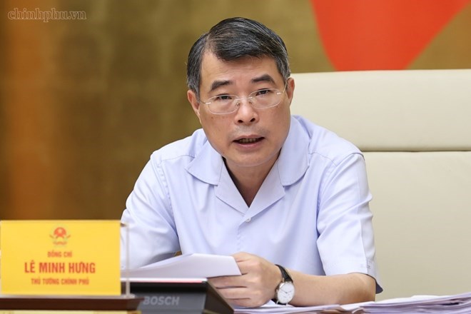 Ủy viên Bộ Chính trị, Bí thư Đảng ủy Chính phủ, Thủ tướng Chính phủ Lê Minh Hưng chủ trì hội nghị thực hiện công tác xếp loại, đánh giá cán bộ lãnh đạo, quản lý quý III năm 2026. Ảnh: Chinhphu.vn