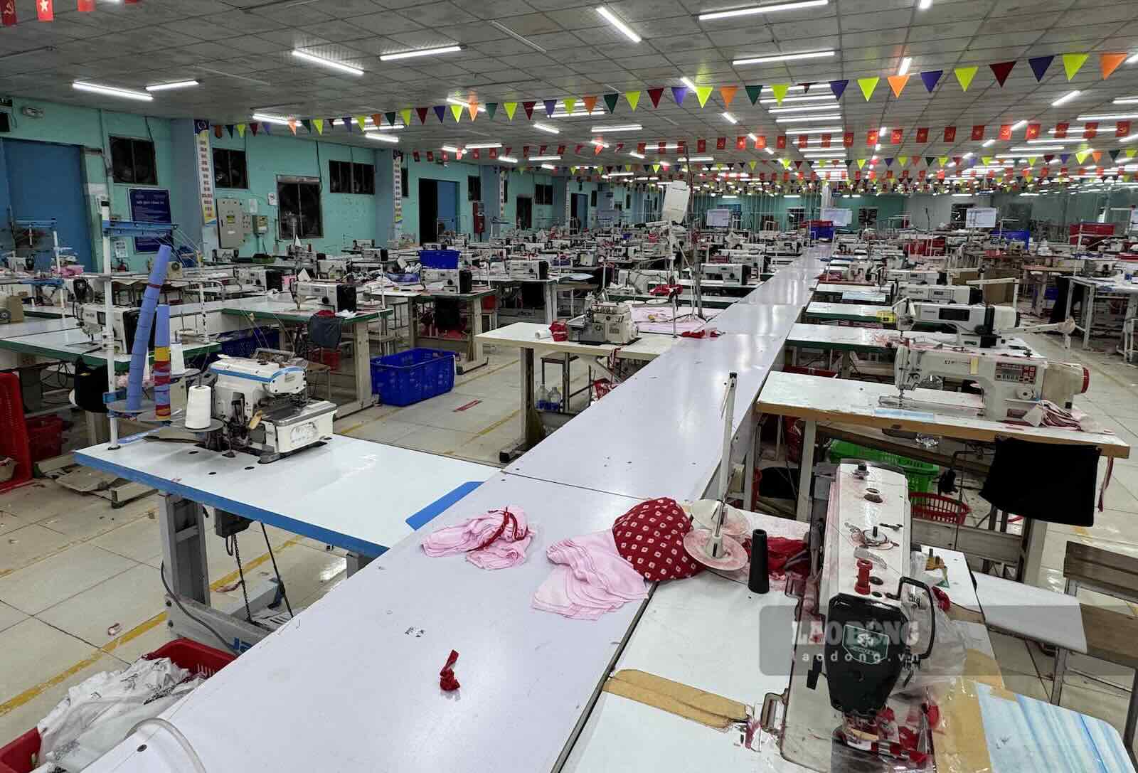 Hình ảnh bên trong công ty được Báo Lao Động ghi lại vào chiều 29.9. Ảnh: Công Sáng