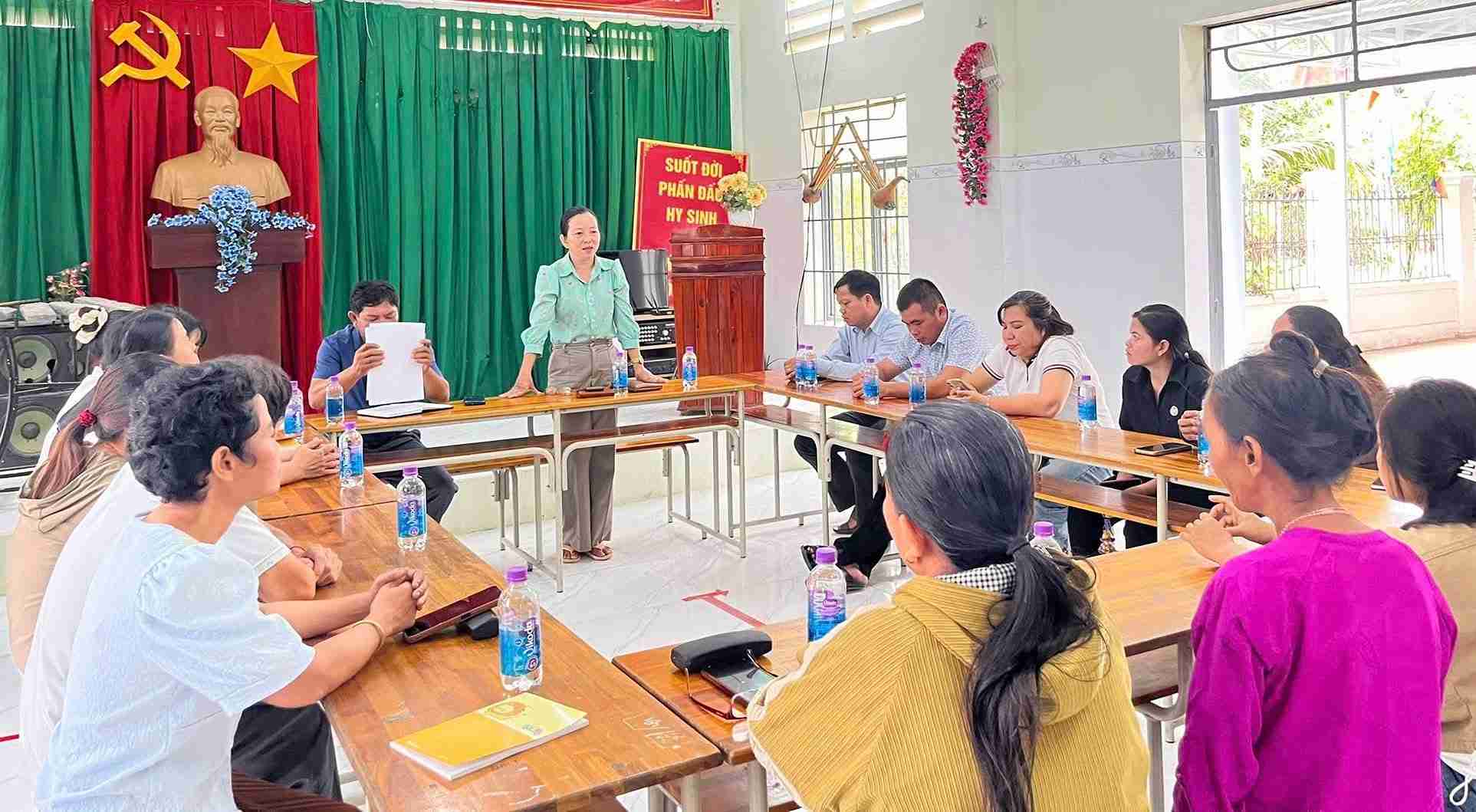 Củng cố khối đại đoàn kết toàn dân tộc thông qua mô hình Trong lòng dân