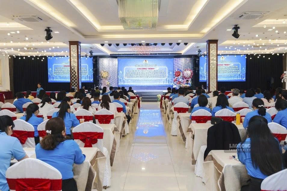 Quang cảnh buổi tập huấn nghiệp vụ công tác công đoàn. Ảnh: Xuân Nguyễn