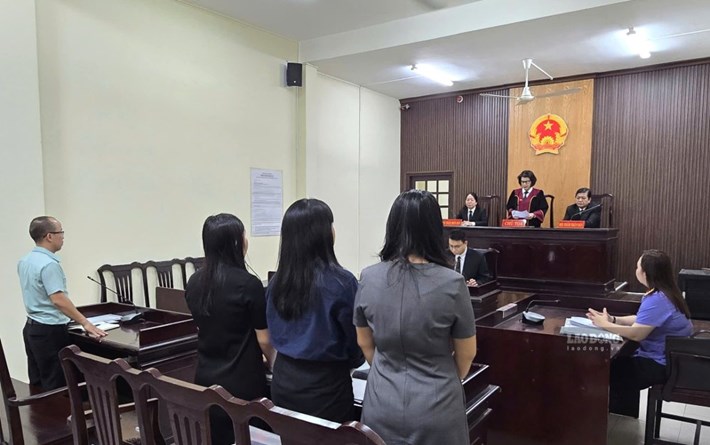 TAND Khu vực 4, TPHCM xét xử sơ thẩm vụ án doanh nghiệp nợ BHXH gây ảnh hưởng đến quyền lợi người lao động. Ảnh: Nam Dương