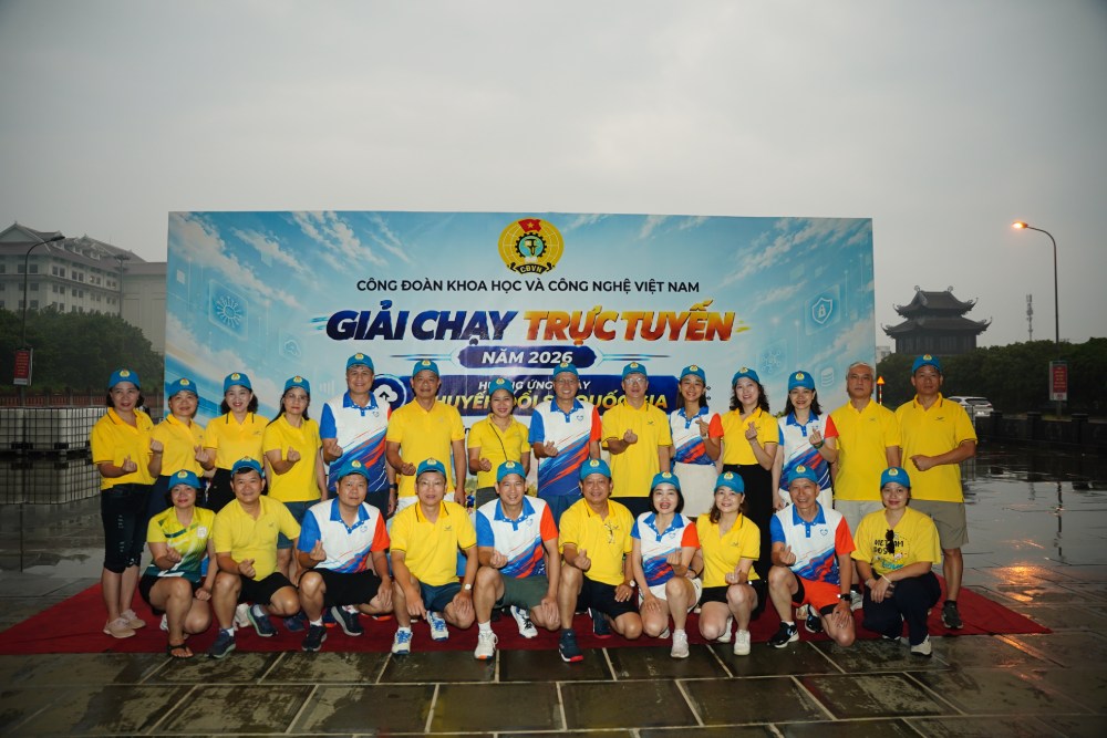 Công đoàn Khoa học và Công nghệ Việt Nam tổ chức giải chạy trực tuyến năm 2026