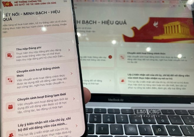 Đảng viên sinh hoạt hai chiều được lấy ý kiến thống nhất trên môi trường điện tử