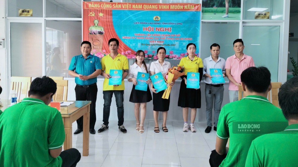 Việc thành lập công đoàn cơ sở góp phần mở rộng tổ chức Công đoàn, tăng cường bảo vệ quyền và lợi ích hợp pháp, chính đáng của người lao động, ngày 8.10.2026. Ảnh: Hoàng Lộc