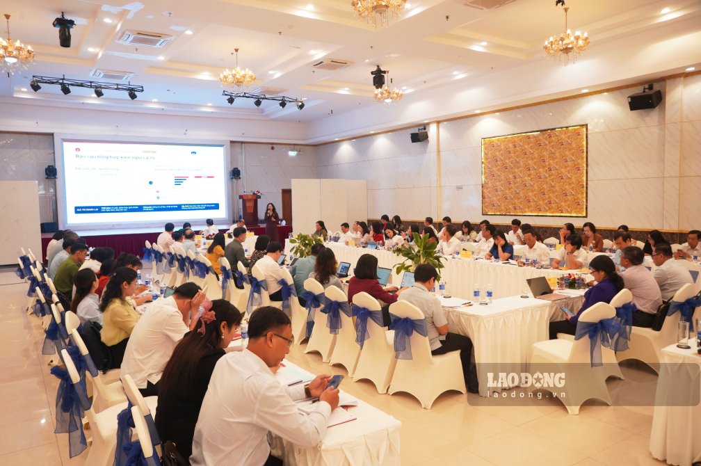 Quang cảnh hội nghị. Ảnh: Tạ Quang (ảnh chụp ngày 12.10)