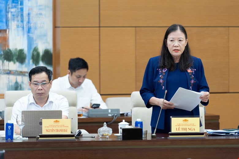 Ủy viên Trung ương Đảng, Chủ nhiệm Ủy ban Dân nguyện và Giám sát Lê Thị Nga. Ảnh: Quochoi.vn