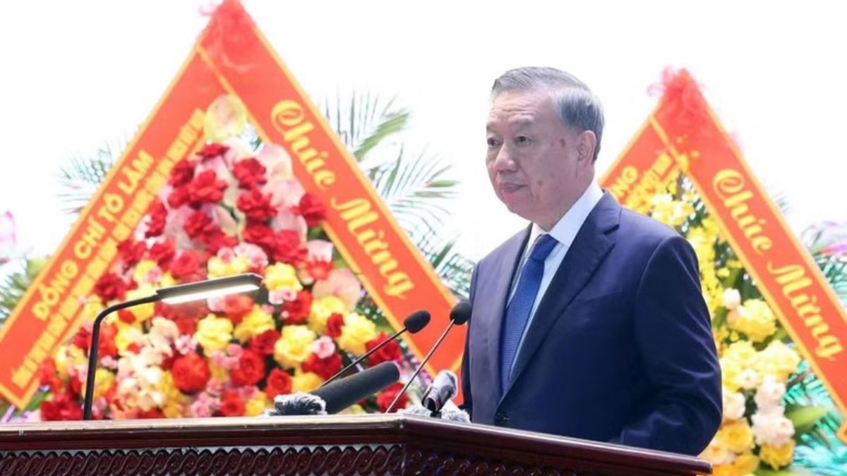 Tổng Bí thư, Chủ tịch nước Tô Lâm phát biểu chỉ đạo - Ảnh: TTXVN