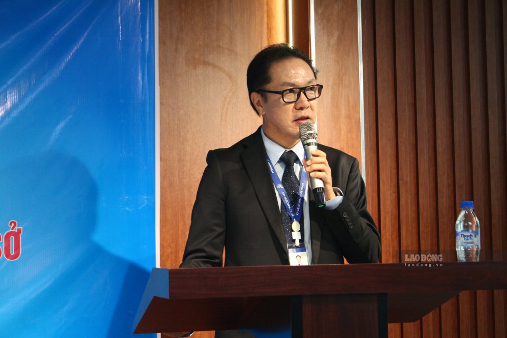 Ông Lee Jai Choon – Chủ tịch Công ty kiêm Tổng giám đốc Công ty TNHH KP Aerospace Vietnam. Ảnh: Thanh Huyền
