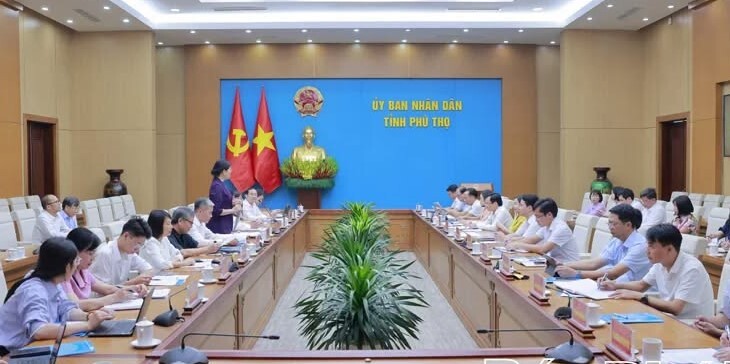 Toàn cảnh buổi làm việc. Ảnh: Mặt trận Tổ quốc Việt Nam