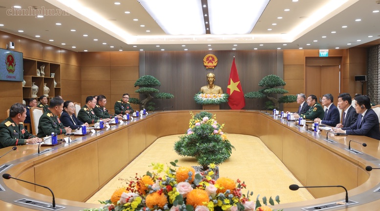 Quang cảnh buổi tiếp. Ảnh: chinhphu.vn