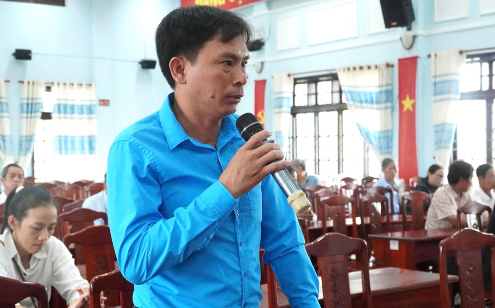 Le syndicat du quartier de Hội An Tây, Đà Nẵng, participe à la conférence de dialogue avec le chef du comité du parti