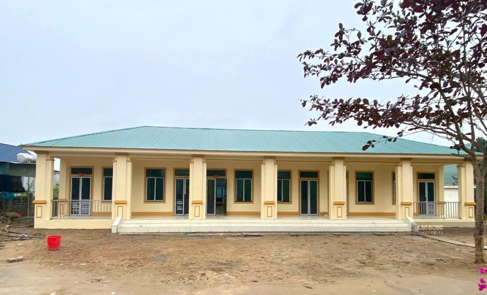 Trường Tiểu học Lăng Thành, công trình do Quỹ Tấm lòng Vàng tài trợ, đáp ứng tốt nhu cầu học tập của con em xóm Làng Cầu, xã Lăng Thành (nay là xã Giai Lạc). Ảnh: Quang Đại chụp tháng 9.2025