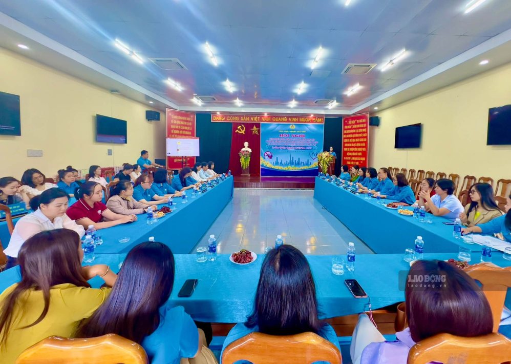 Quang cảnh hội nghị. Ảnh: Công đoàn Diên Hồng 