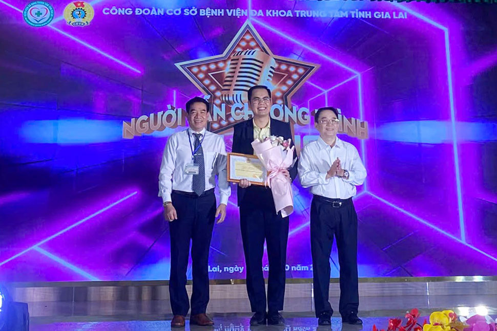 Công đoàn bộ phận Kế hoạch tổng hợp đạt giải nhất hội thi. Ảnh: Công đoàn Gia Lai
