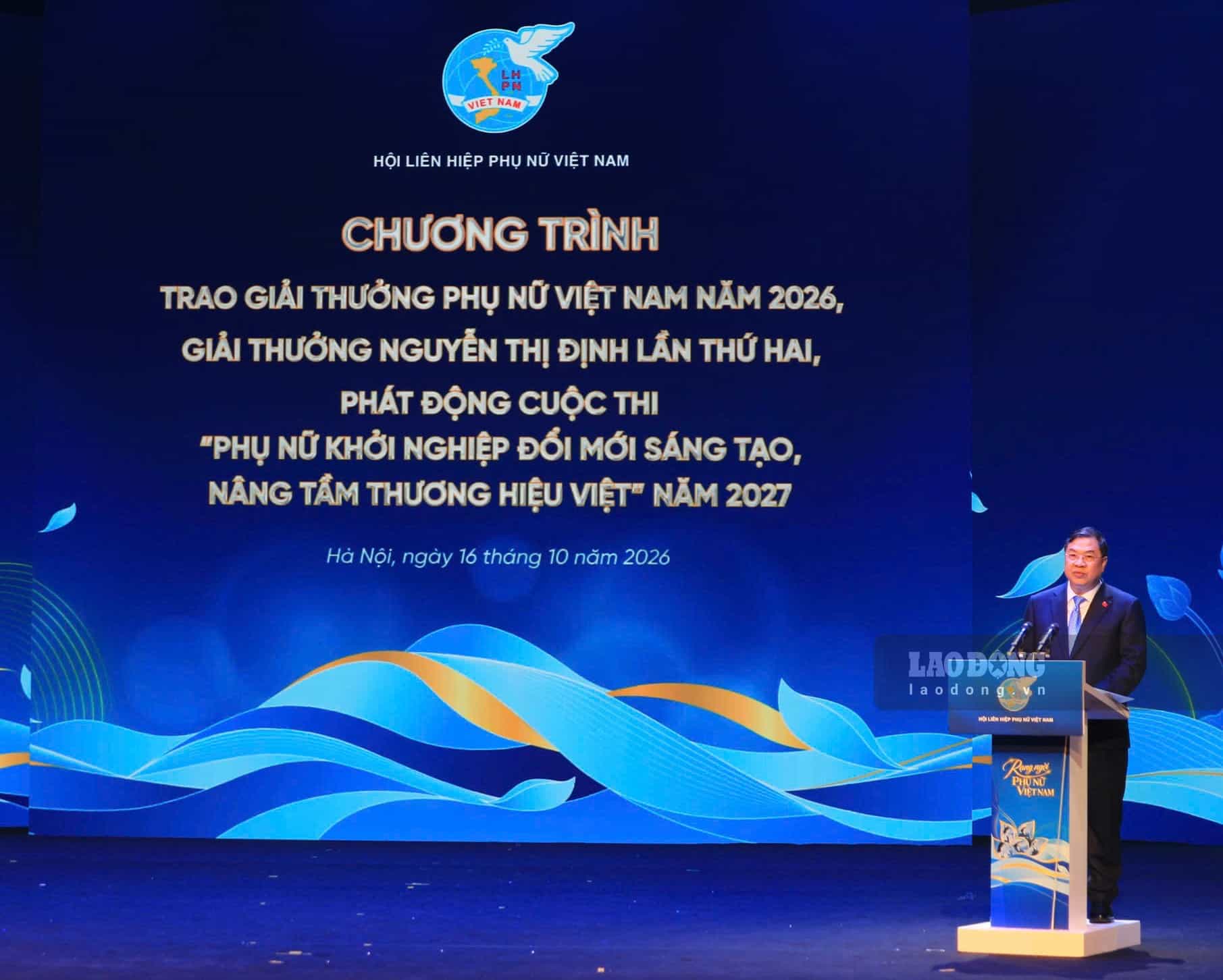 Ông Phạm Gia Túc - Ủy viên Bộ Chính trị, Phó Thủ tướng Thường trực Chính phủ phát biểu tại chương trình. Ảnh: Minh Hương.