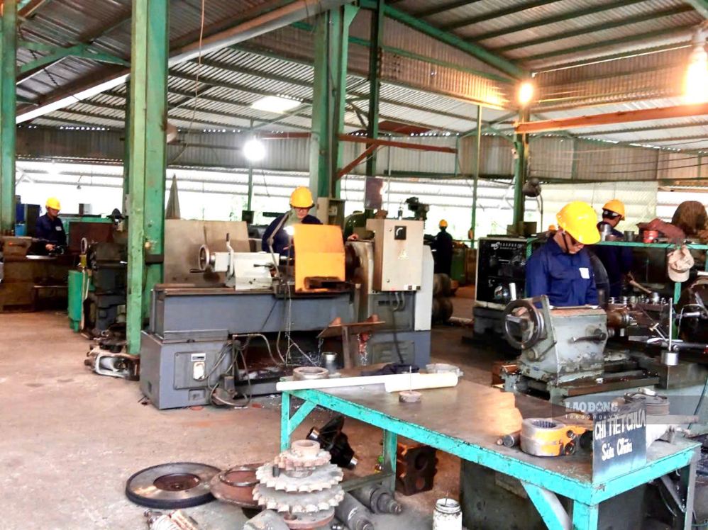 Người lao động làm việc tại xưởng. Ảnh: Duy Tuấn (chụp tháng 10.2026).