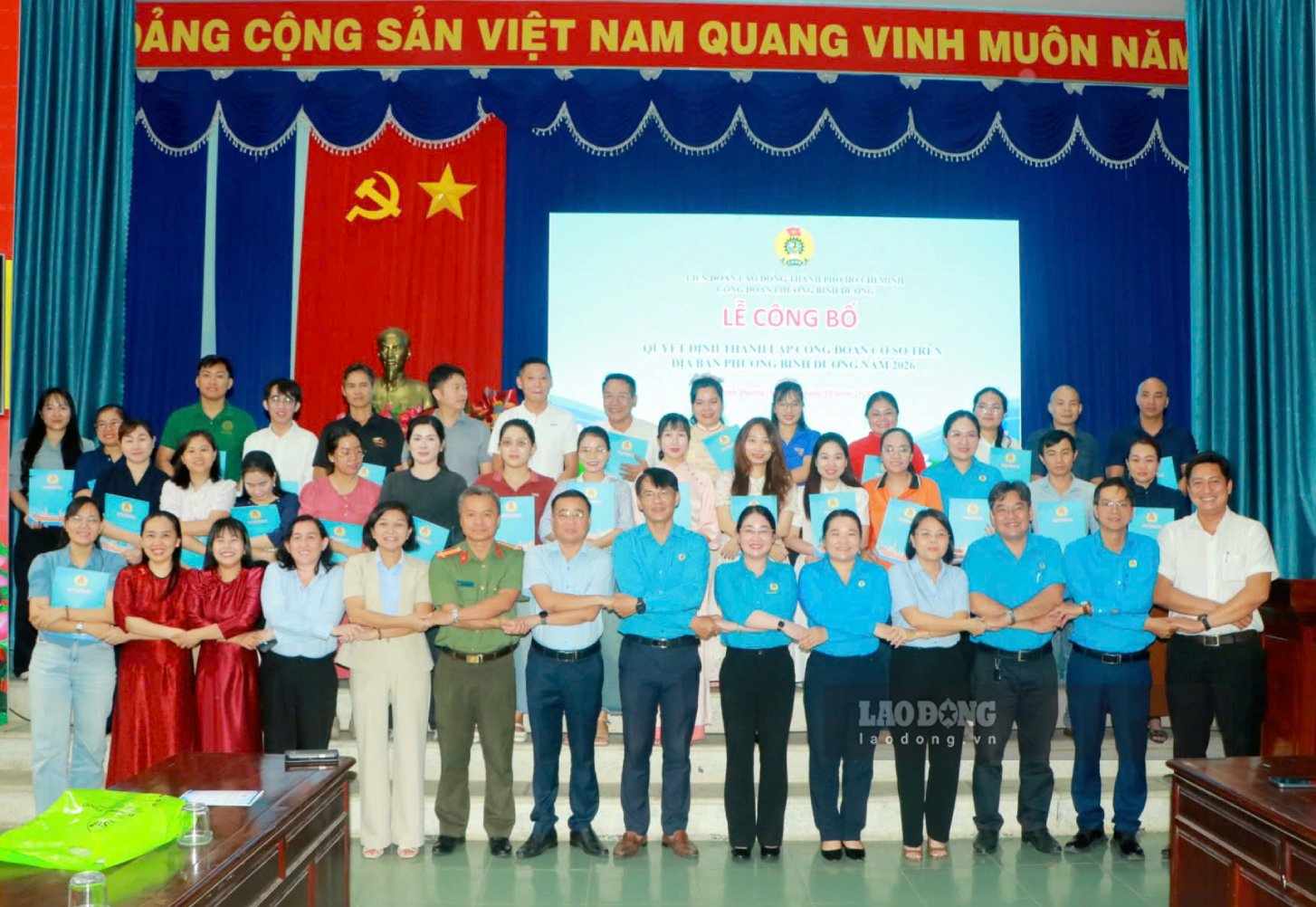 31 CĐCS được thành lập tại phường Bình Dương. Ảnh: Đình Trọng