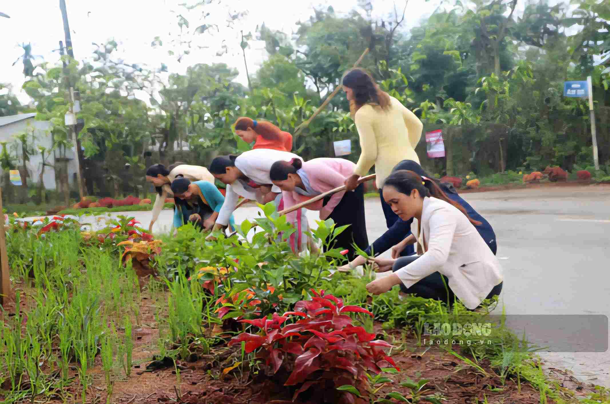 Mujeres de minorías étnicas en Lam Dong difunden el modelo "5 no, 3 limpios