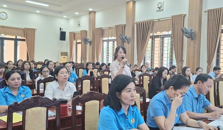 El Sindicato de Quảng Trị crea un foro para que los trabajadores expresen sus aspiraciones