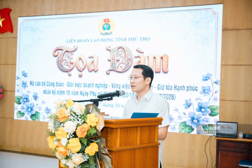ông Khổng Sơn Thành – Phó Chủ tịch LĐLĐ tỉnh Phú Thọ, Trưởng ban Công đoàn Khu công nghiệp