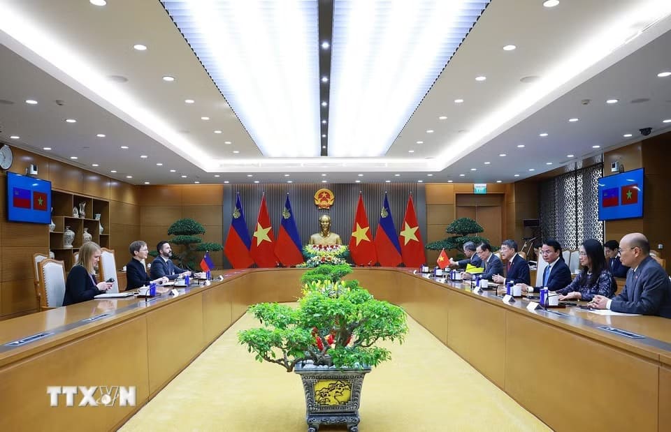 Toàn cảnh cuộc hội đàm. Ảnh: Dương Giang/TTXVN
