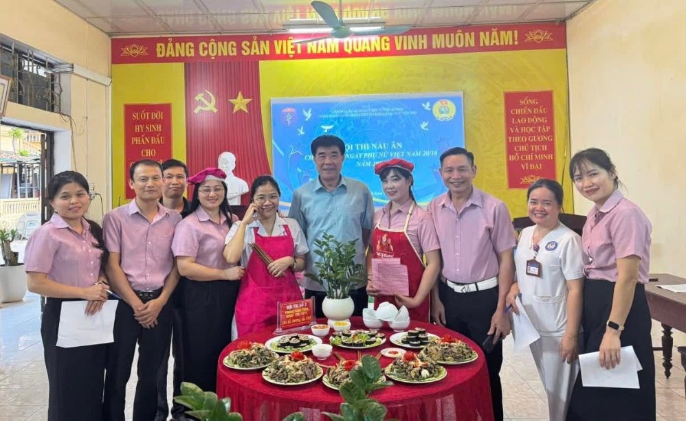 Hội thi nấu ăn tại CĐCD Bệnh viện 