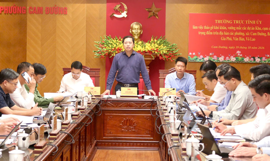 Ông Dương Quốc Huy - Bí thư Tỉnh ủy. Ảnh: Thảo Châu/UBND tỉnh Lào Cai