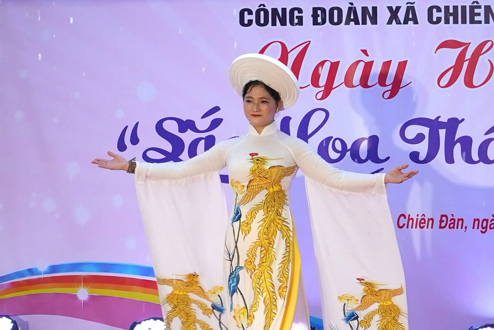 Công đoàn xã Chiên Đàn, Đà Nẵng tổ chức ngày hội “Sắc hoa Tháng 10”