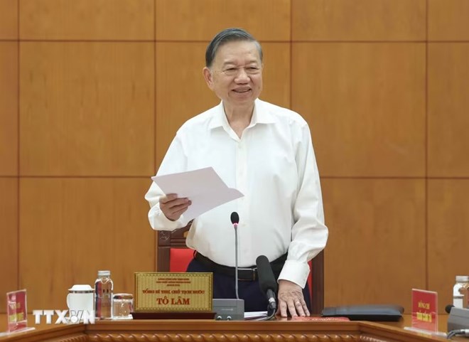 Tổng Bí thư, Chủ tịch nước Tô Lâm làm việc với Ban Tuyên giáo Trung ương