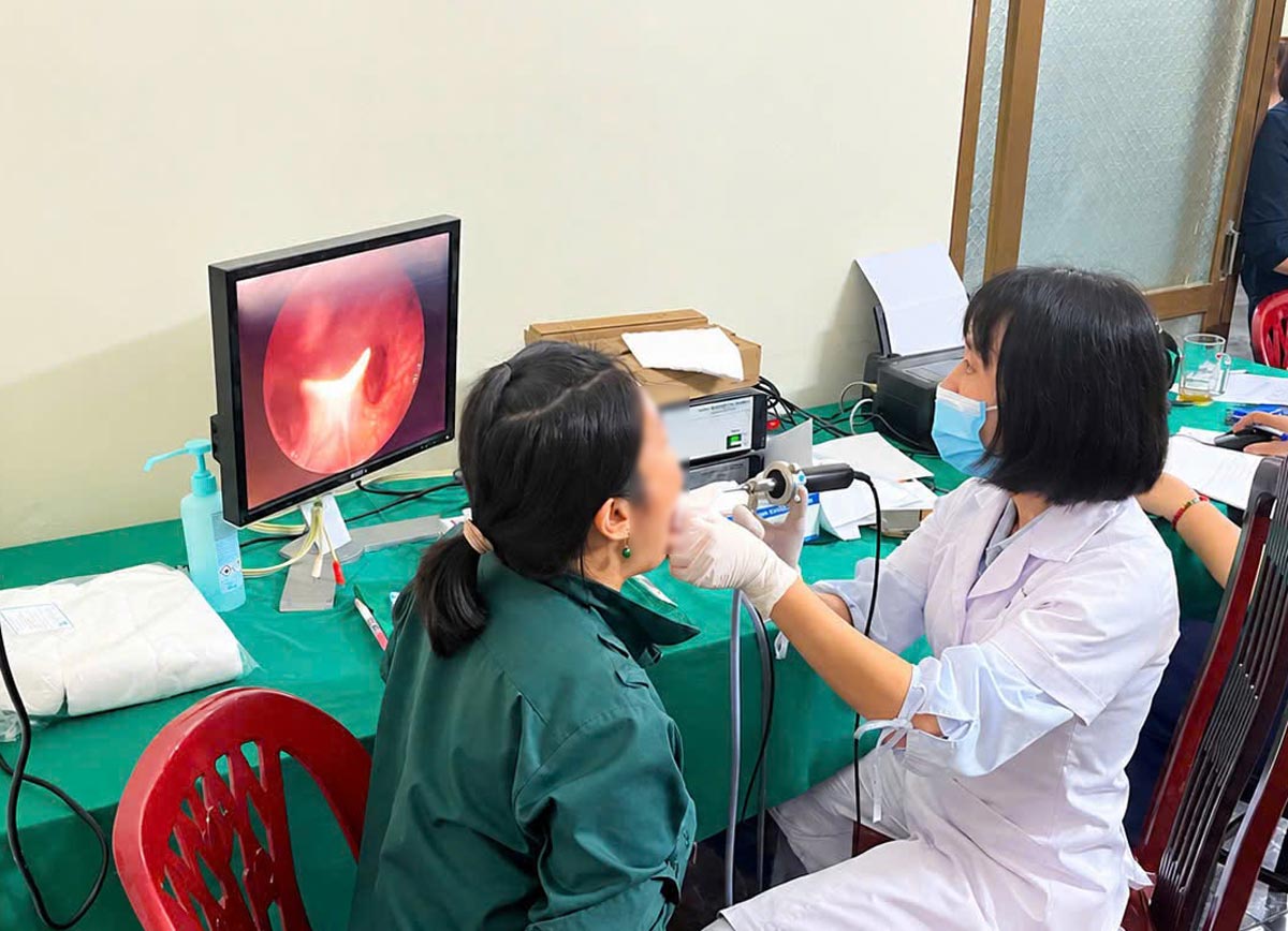 Công ty Tuyển than Cửa Ông - TKV tổ chức khám sức khỏe định kỳ, khám chuyên đề nữ năm 2026. Ảnh: Công đoàn Công ty Tuyển Than Cửa Ông