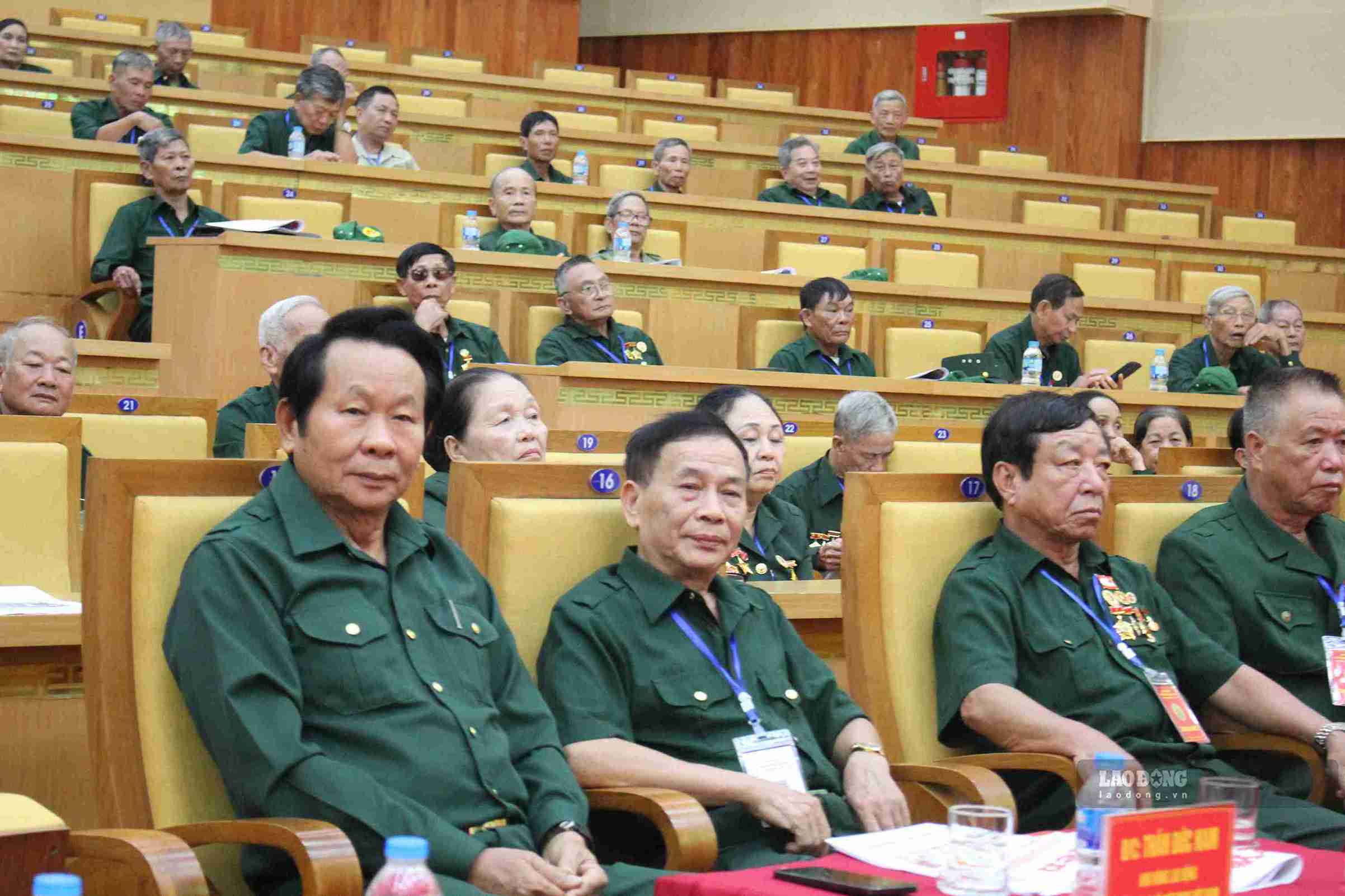 Anh hùng Lao động Thân Đức Nam, Chủ tịch Hội Cựu Thanh niên xung phong Việt Nam, tham dự đại hội.