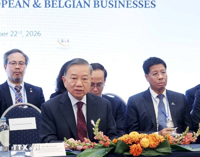 Tổng Bí thư, Chủ tịch nước Tô Lâm nêu 3 hướng hợp tác lớn giữa Việt Nam, EU và Bỉ