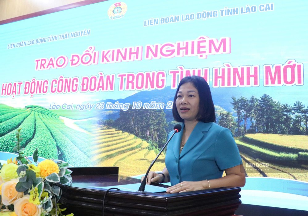 Bà Đỗ Thị Hiền - Phó Chủ tịch Ủy ban MTTQ Việt Nam tỉnh, Chủ tịch LĐLĐ tỉnh Thái Nguyên