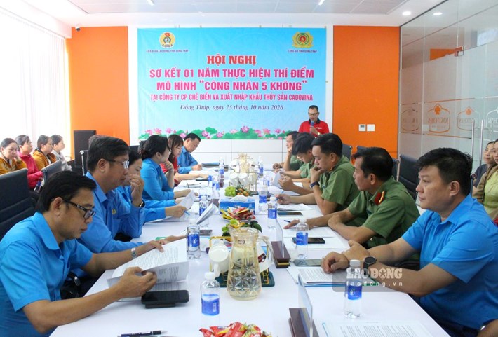 Tại Hội nghị sơ kết 1 năm triển khai thực hiện cho thấy, mô hình Công nhân 5 không chỉ giúp người lao động nâng cao ý thức kỷ luật, bảo đảm an toàn, mà còn chủ động cải tiến sản xuất. Ảnh: Thanh Mai