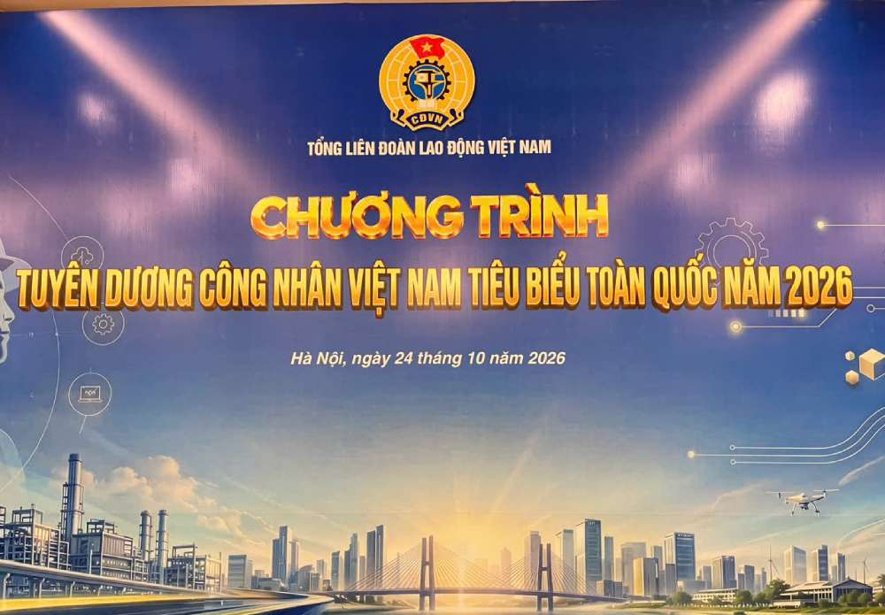 Programme en direct d'hommage aux 10 travailleurs vietnamiens typiques à l'échelle nationale en 2026