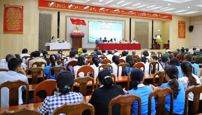 Dai Loc Commune Trade Union, Da Nang organizes dialogue conference with union members and association members in 2026. Photo: Dai Loc Commune Trade Union