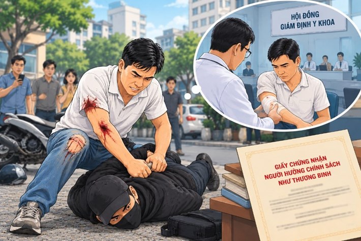 Audaz para atrapar ladrones, qué nivel de herido se considera para ser reconocido como veterano de guerra: Foto ilustrativa: Al