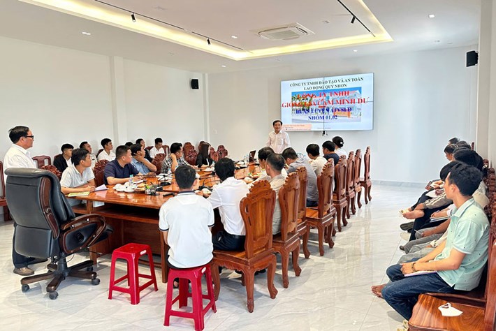 Quang cảnh lớp tập huấn. Ảnh: Công đoàn xã Tuy Phước, Gia Lai