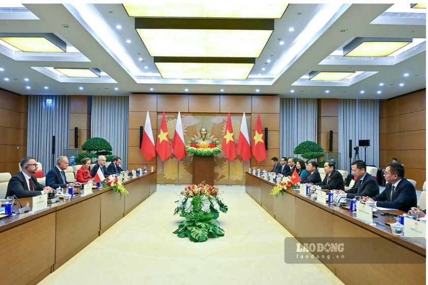 Quang cảnh cuộc hội kiến. Ảnh: Hải Nguyễn