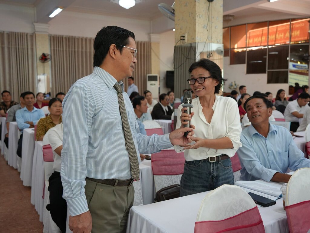 204 officials of the Dak Lak Front are trained in democracy skills at the grassroots level