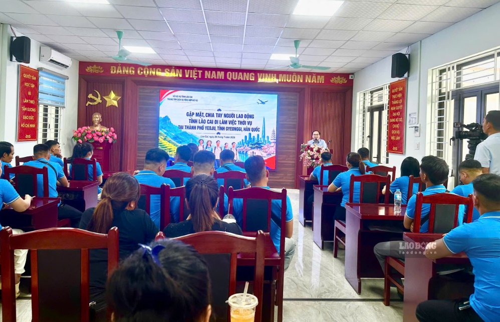 Trong tháng 10.2026, 42 lao động Lào Cai tham gia chương trình lao động nông nghiệp thời vụ tại Hàn Quốc