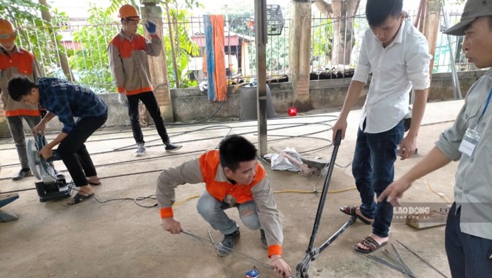 Vocational training work contributes to improving labor quality, meeting recruitment needs in localities in Lao Cai province. Photo: Dinh Dai