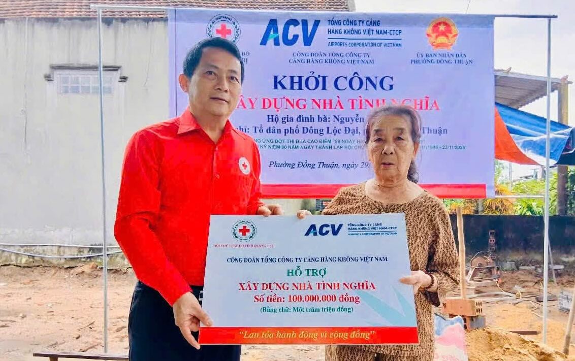 Commencement of construction of gratitude houses for policy families in Quang Tri