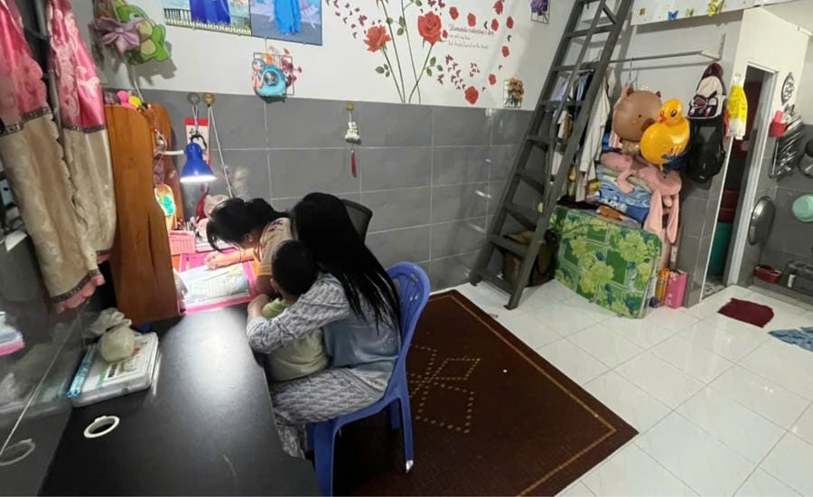 Công nhân mong một mái ấm sau nhiều năm xa quê