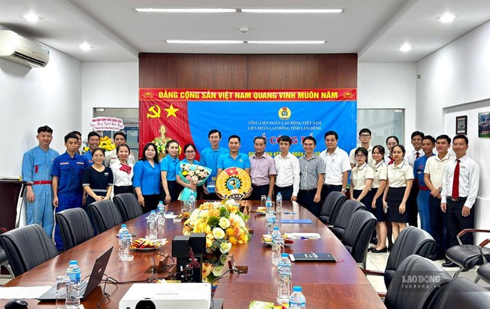 Công đoàn cơ sở Công ty TNHH Toyota Bình Thuận được thành lập với 94 đoàn viên. Ảnh: Duy Tuấn, chụp ngày 2.10.