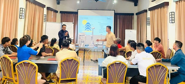 Công đoàn cơ sở Công ty TNHH Victoria Hội An (Đà Nẵng) lan tỏa văn hóa an toàn trong doanh nghiệp. Ảnh: Công đoàn Hội An Tây