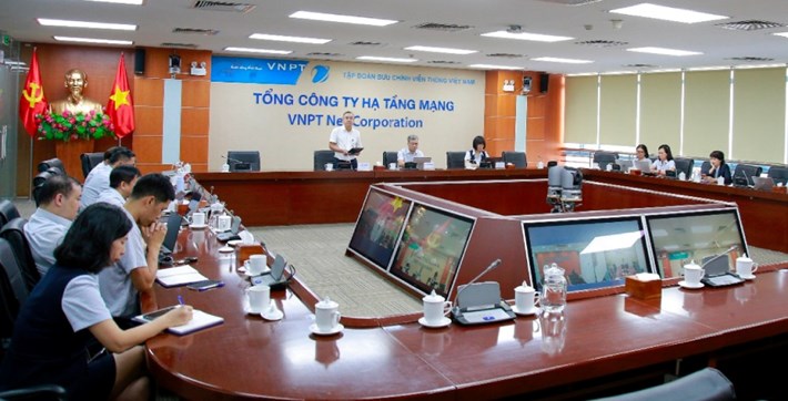 The Trade Union of Vietnam Network Infrastructure Corporation (VNPT Net) has just held the 5th Executive Committee Conference, term 2025–2030. Photo: Minh Chau/VNPT Net Trade Union