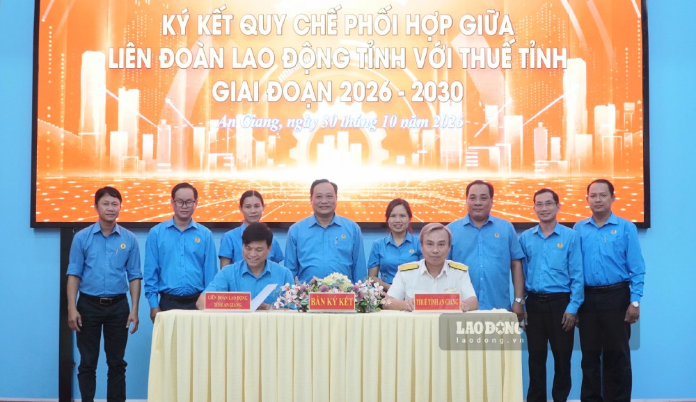 Công đoàn ký kết phối hợp với cơ quan, tổ chức để chăm lo tốt hơn cho người lao động