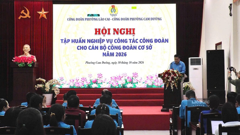 Cán bộ công đoàn ở Lào Cai cập nhật nghiệp vụ, nâng hiệu quả hoạt động
