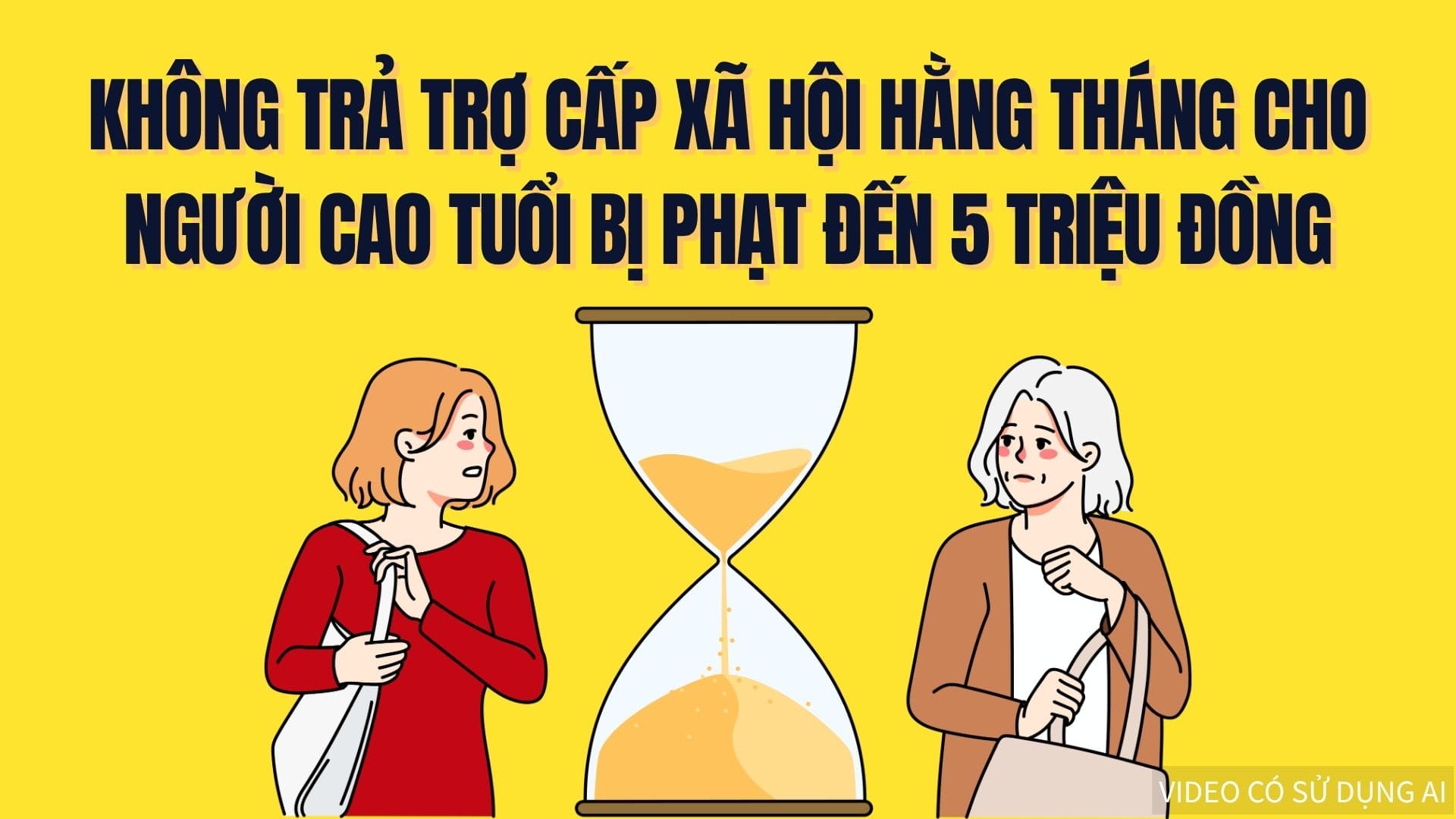Fine of up to 5 million VND for the act of not paying social allowances to the elderly